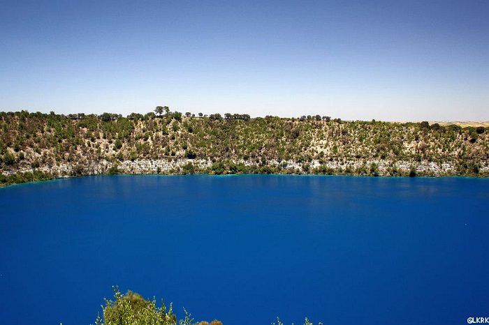 real blue lake in Mt. Gambier